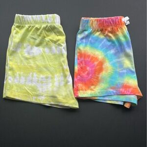 2 Tye Dye Shorts, L 10/12